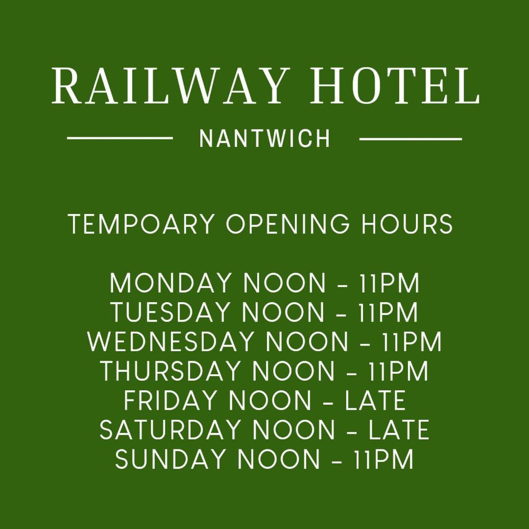 The Railway Hotel Nantwich Exterior foto